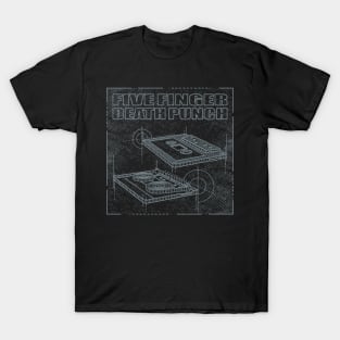 Five Finger Death Punch - Technical Drawing T-Shirt
